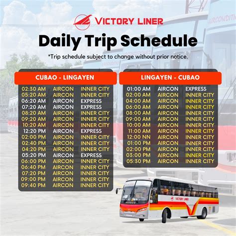 victory liner cubao schedule|Updated Daily Trip Schedule from .